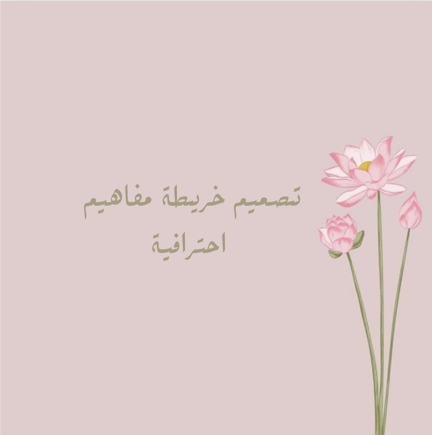 تصميم خريطة مفاهيم 